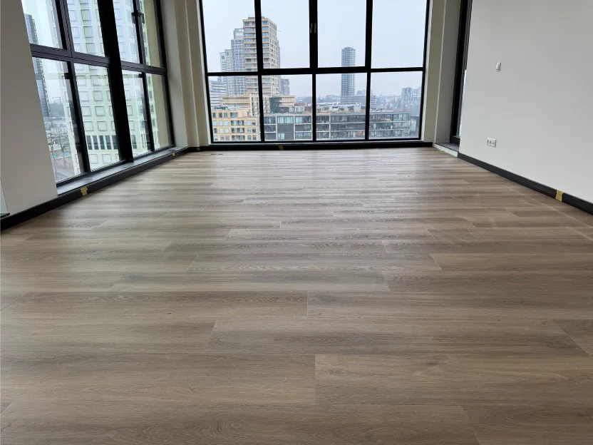Appartement met uitzicht en een pvc vloer in grijsbruin (beeld 5)