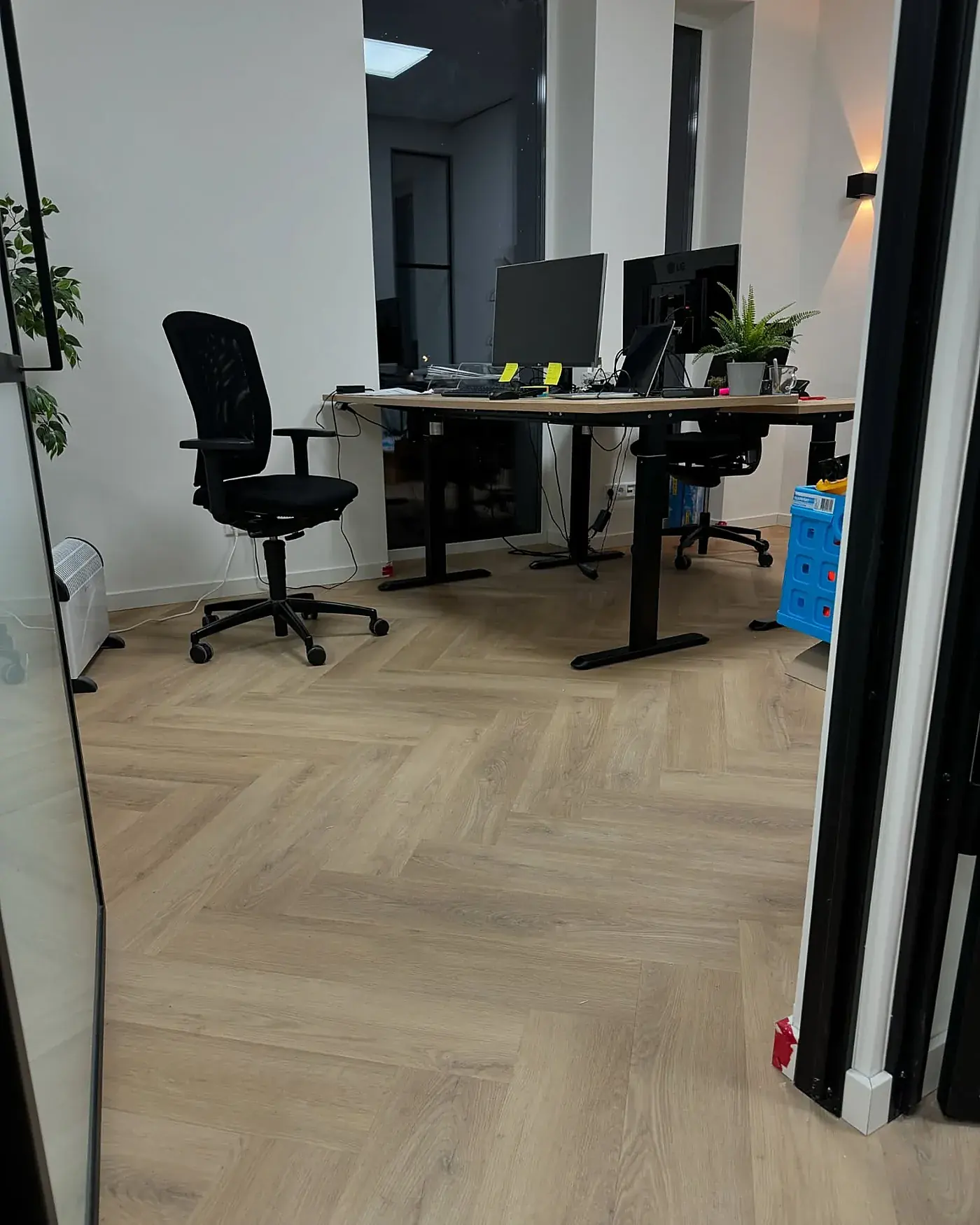 Floor installed by the Nelson de Vloerenspecialist installation service